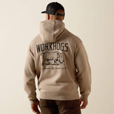Rebar Lightweight Workhog Hoodie Men - GREIGE