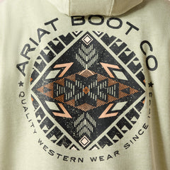Ariat Southwest Sunset Fade Seal Hoodie Men - SAGE HEATHER