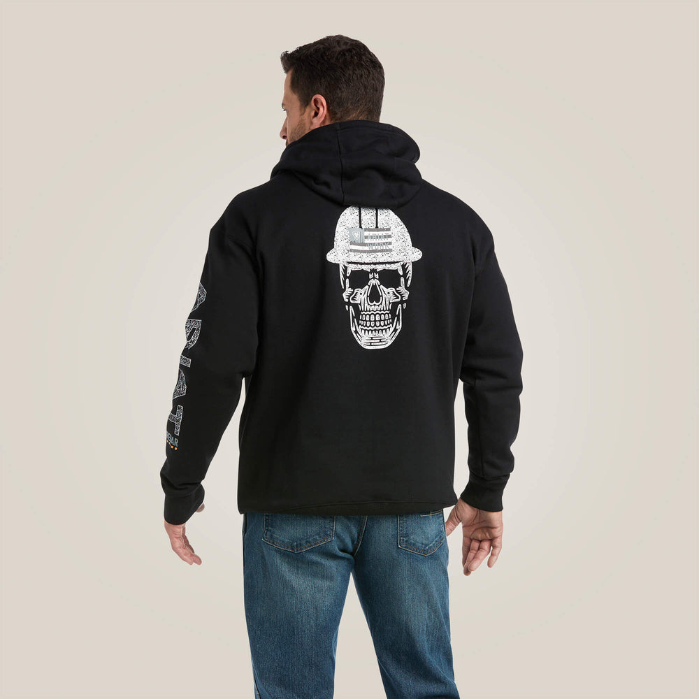 Rebar Roughneck Pullover Hoodie Men - BLACK