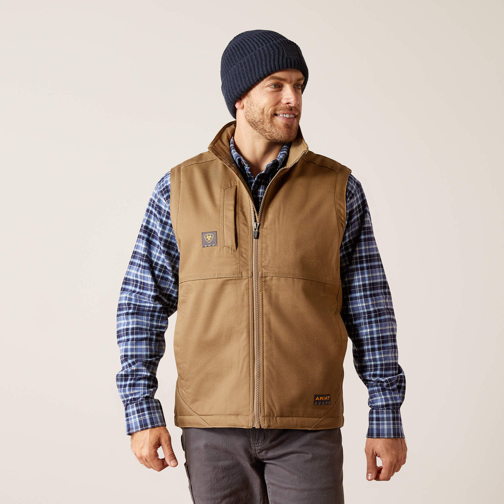 Rebar DuraCanvas Vest Men - FIELD KHAKI