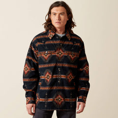 Hensley Corduroy Retro Shirt Jacket Men - DARK GREY