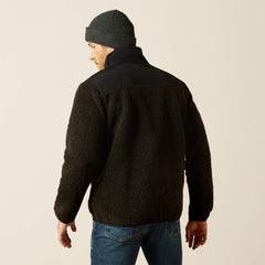 Western Sherpa Jacket Men - BLACK