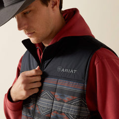 Crius Insulated Vest Men - SOUTHWESTERN/RUST