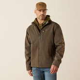 Logo Softshell Jacket Men - EARTH GREEN HEATHER