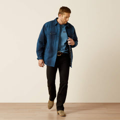 Retro Shirt Jacket Men - NAVY