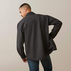 Rebar DuraStretch Utility Softshell Shirt Jacket Men - BLACK