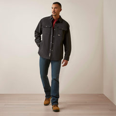 Rebar DuraStretch Utility Softshell Shirt Jacket Men - BLACK