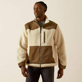 Western Sherpa Jacket Men - WHITE PEPPER