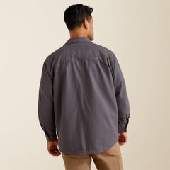 Rebar Canvas Shirt Jacket Men - REBAR GREY