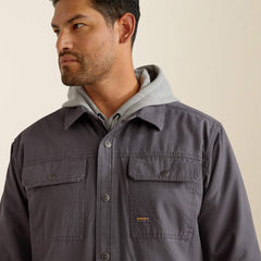 Rebar Canvas Shirt Jacket Men - REBAR GREY