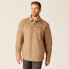Rebar Canvas Shirt Jacket Men - KHAKI