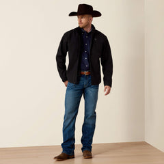 Logo 2.0 Patriot Softshell Water Resistant Jacket Men - BLACK