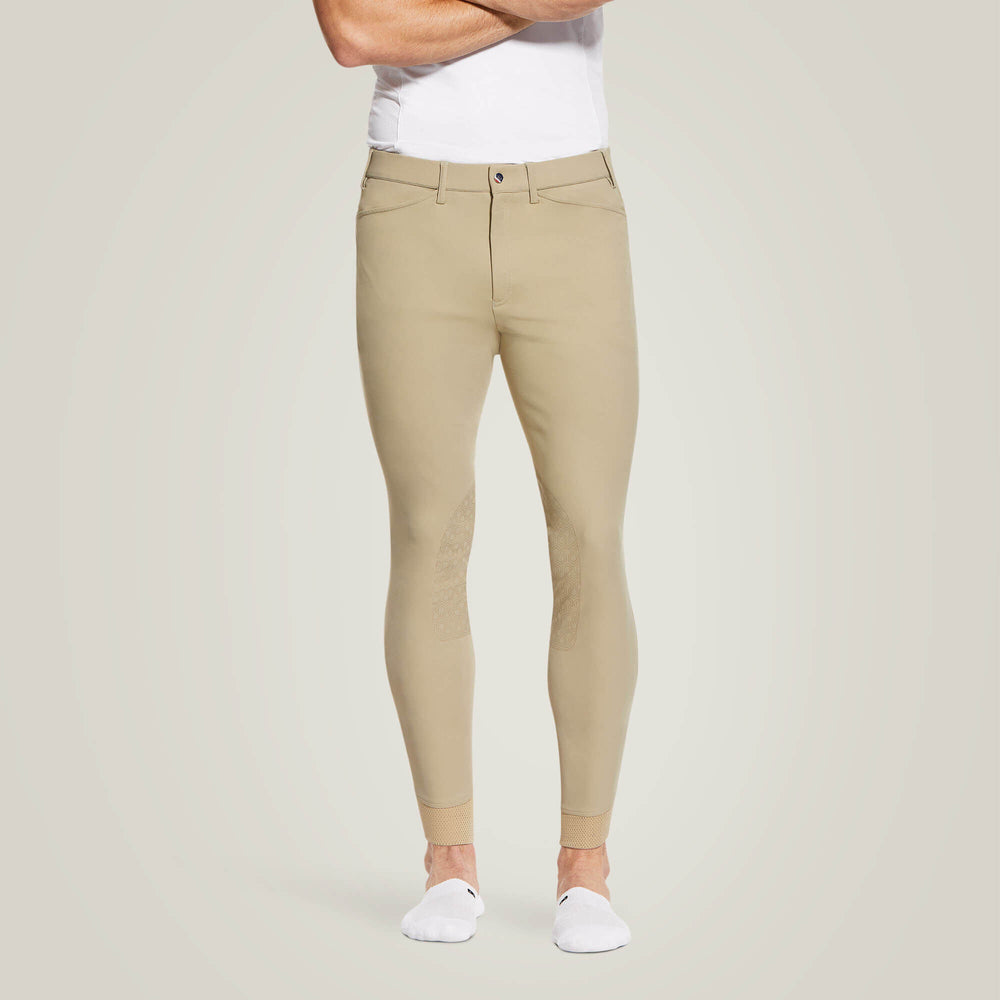 Tri Factor Grip Knee Patch Breech Men - TAN