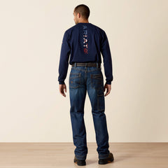 FR M4 Relaxed Workhorse Boot Cut Jean Men - FLINT