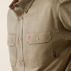 FR Air Inherent Work Shirt Men - KHAKI HEATHER