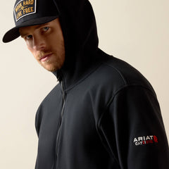 FR DuraStretch Full Zip Hoodie Men - BLACK