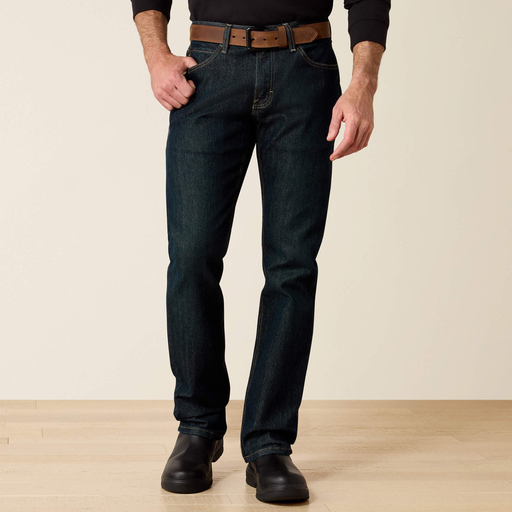Rebar M7 Slim DuraStretch Basic Stackable Straight Leg Jean Men - BLACKSTONE