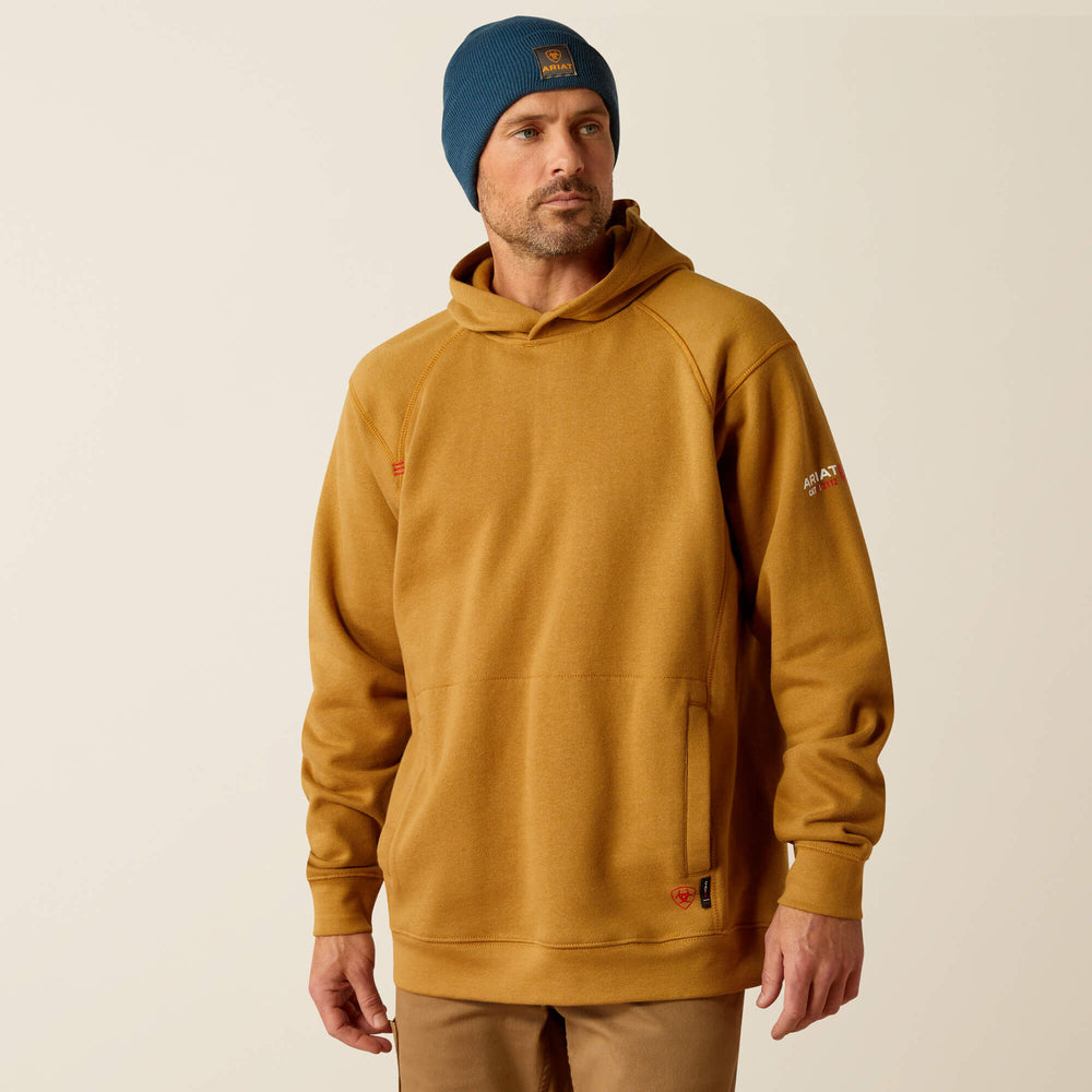 FR Rev Pullover Hoodie Men - GOLDEN BROWN