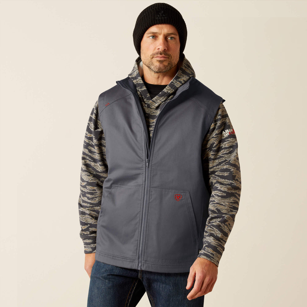 FR Basic Insulated Vest Men - IRON GREY
