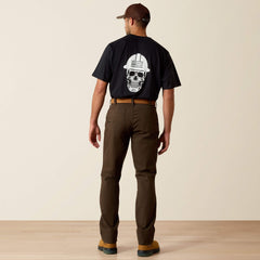 Rebar M4 Low Rise DuraStretch Made Tough Double Front Stackable Straight Leg Pant Men - WREN
