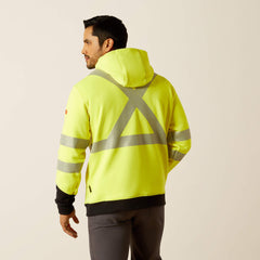 FR Hi-Vis Hoodie Men - HI-VIS YELLOW
