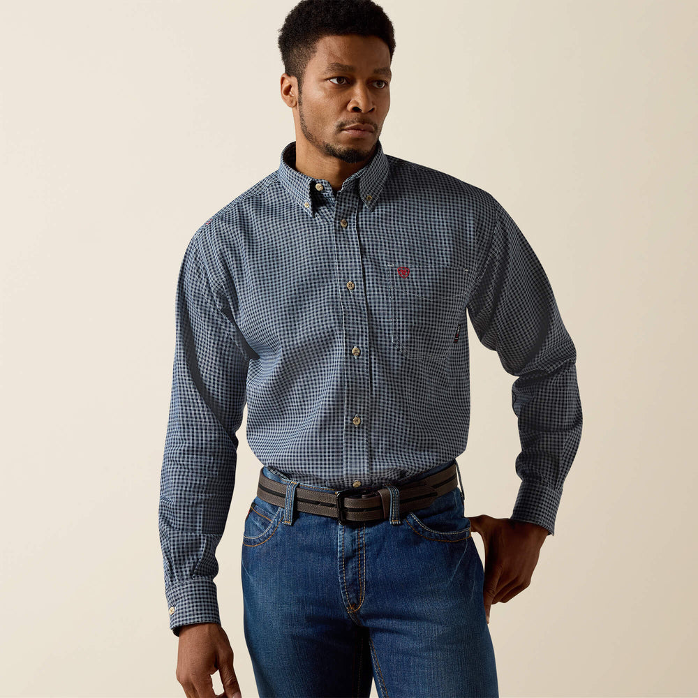 FR Basic Work Shirt Men - BLUE MULTI