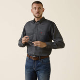 FR Air Inherent Work Shirt Men - CHARCOAL HEATHER