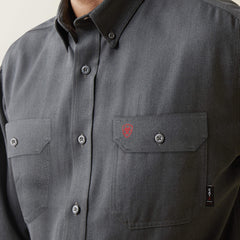 FR Air Inherent Work Shirt Men - CHARCOAL HEATHER