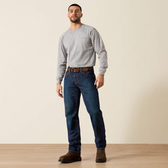 FR M3 Loose Basic Stackable Straight Leg Jean Men - SHALE
