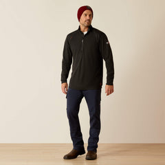 FR Primo 1/4 Zip Baselayer Men - BLACK