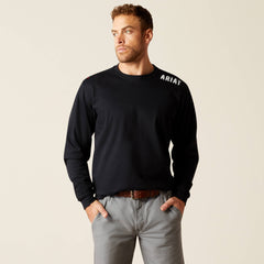 FR Work Hard Live Free T-Shirt Men - BLACK