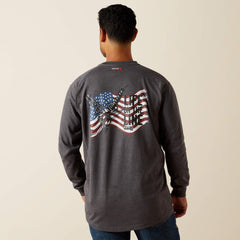 FR Air Lineman T-Shirt Men - CHARCOAL HEATHER