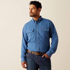 FR Air Inherent Work Shirt Men - MEDIUM BLUE