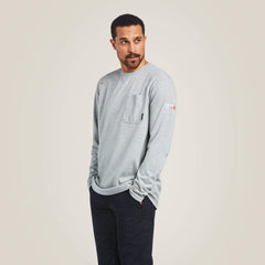 FR Max Protect Inherent T-Shirt Men - HEATHER GREY