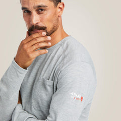 FR Max Protect Inherent T-Shirt Men - HEATHER GREY