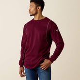FR AC Crew T-Shirt Men - MALBEC