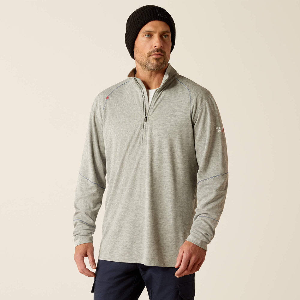 FR Primo 1/4 Zip Baselayer Men - HEATHER GREY