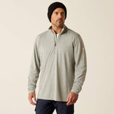 FR Primo 1/4 Zip Baselayer Men - HEATHER GREY