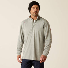 FR Primo 1/4 Zip Baselayer Men - HEATHER GREY
