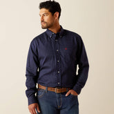 FR Lever Work Shirt Men - NAVY PRINT