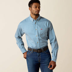 FR Basic Work Shirt Men - BOLD BLUE STRIPE