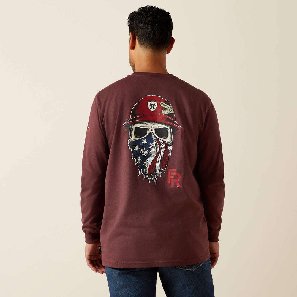 FR Born For This T-Shirt Men - BITTER CHOCOLATE
