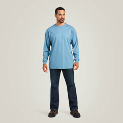 FR AC Crew T-Shirt Men - STEEL BLUE