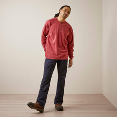 FR Air Henley Men - BRICK RED