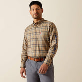 FR Dean Logo Work Shirt Men - FIELD KHAKI