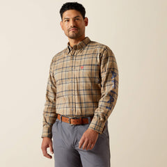 FR Dean Logo Work Shirt Men - FIELD KHAKI