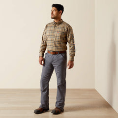 FR Dean Logo Work Shirt Men - FIELD KHAKI