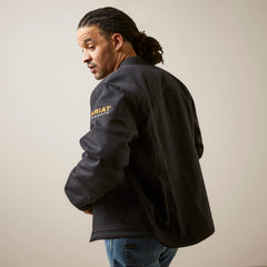 Rebar Stretch Canvas Bomber Jacket Men - BLACK