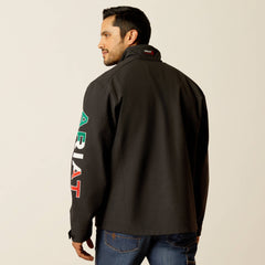 FR Team Logo Jacket Men - BLACK/MEXICO