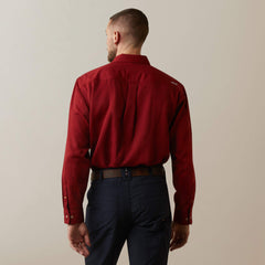 FR Air Inherent Work Shirt Men - RED HEATHER
